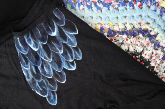 Акрил по ткани Decola, голубой флуоресцентный 50мл